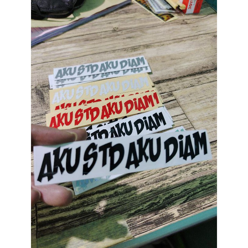 STICKER AKU STD AKU DIAM CUTTING