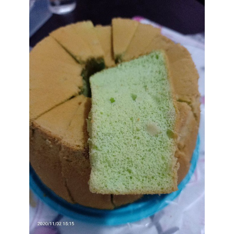 

Chiffon Pandan Keju