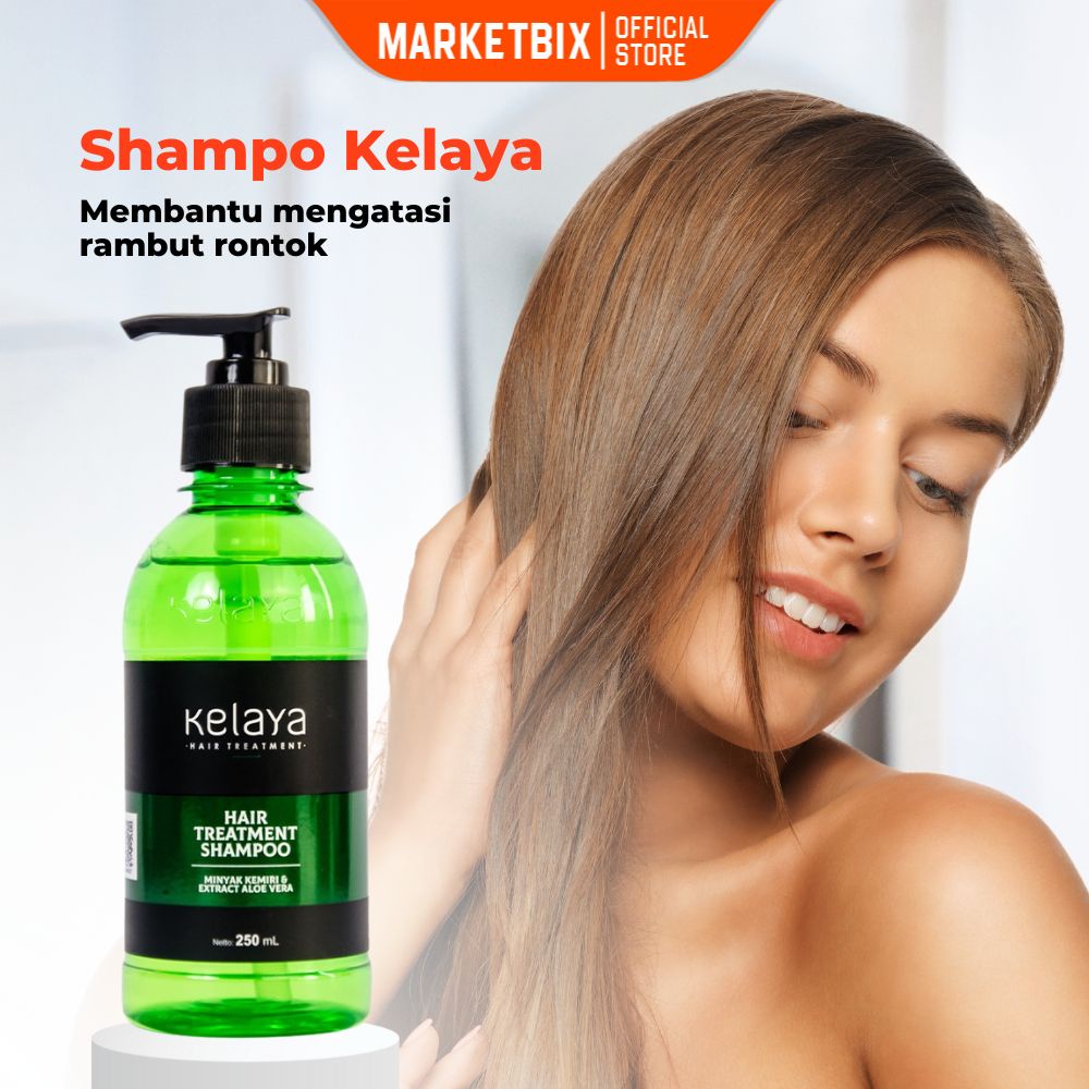 MARKETBIX Shampoo Kelaya Hair Treatment Shampo Anti Rontok Penumbuh Rambut 100% Alami BPOM