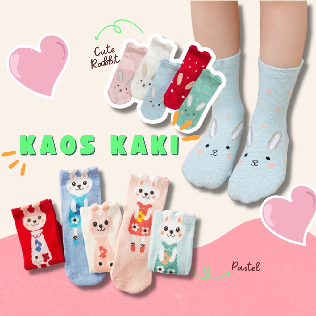 littlekiddoss Kaoskaki Anak Import Kaos Kaki Karakter Anak Perempuan Laki-Laki TK PAUD SD Kaos Kaki Bayi Lucu SC2204 SC2205