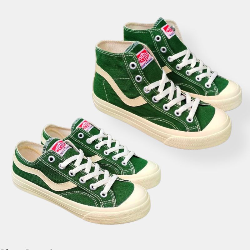 Sepatu Ventela Public Dark Green Low & High Original (Hijau) | Shopee