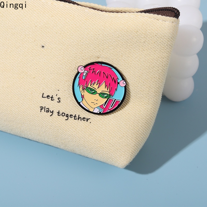 Bros Pin Enamel Desain Kartun Anime Saiki Kusuo No Psi Nan Untuk Hadiah Anak