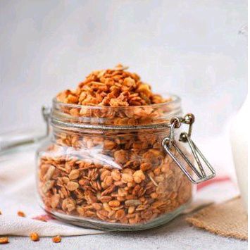 

Peanut Butter Granola 100gr - PB, Walnut, Almond, Sunflower Seeds - NO SUGAR