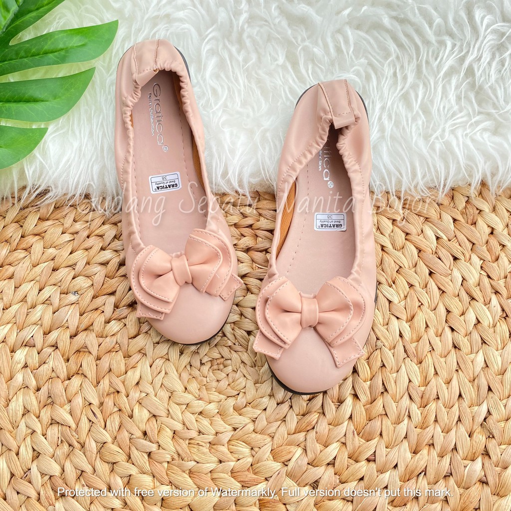 Gratica Sepatu Wanita Flat Shoes Pita Balet AS 31