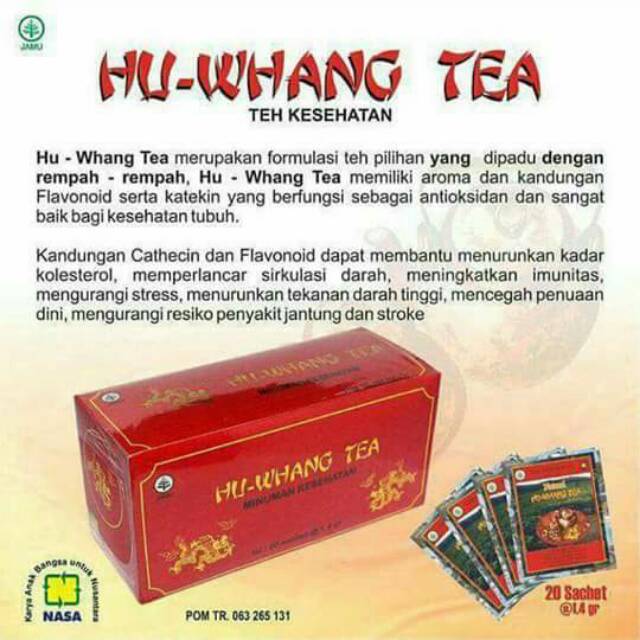 

HU-WANG TEA teh kesehatan produk nasa herbal alami yang sangat baik untuk kesehatan tubuh