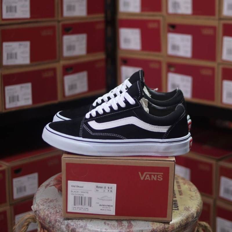 Vans Old Skool Classic Black White - Premium