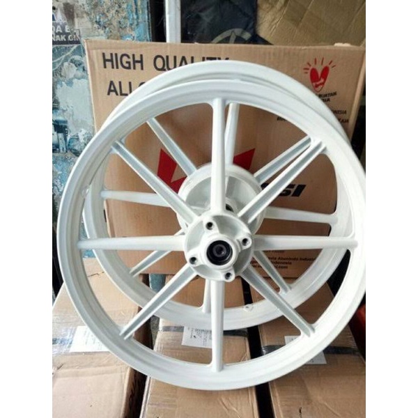 Velg palang 8 jupiter mx, supra, revo absolute, supra fit warna putih/hitam/ gold