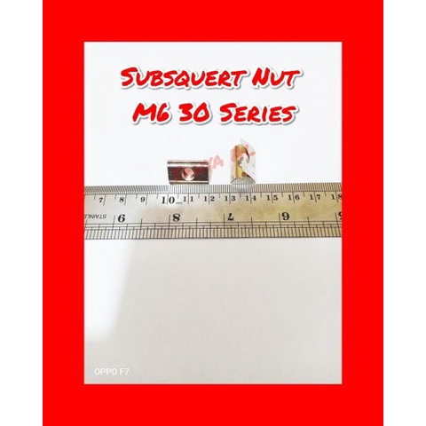 subsquert nut. Spring nut series 3030 (M6)
