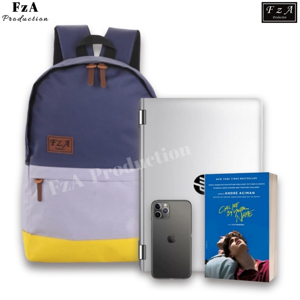 Big Promo..Tas Ransel Punggung Distro Casual Pria Wanita  Backpack / Tas Ransel Laptop Original - FzA BUY 1 GET 1