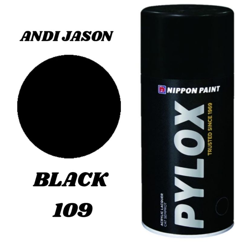 CAT SEMPROT PYLOX NIPPON PAINT 300CC NO 109 BLACK