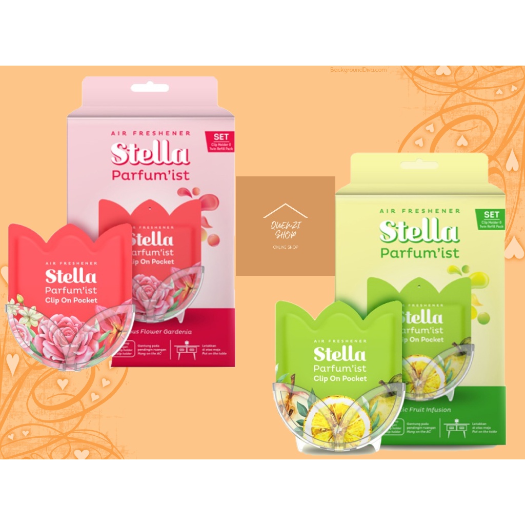STELLA PARFUM'IST CLIP ON POCKET SET - PENGHARUM RUANGAN Pewangi Ruangan dan AC