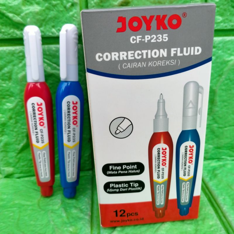 

JOYKO CF P235 CORRECTION FLUID CAIRAN KOREKSI TIP X GROSIR