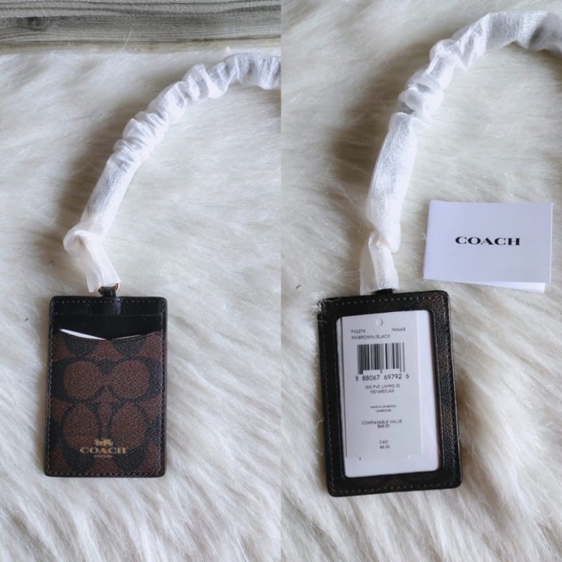 

coach lanyard sign mahogany
