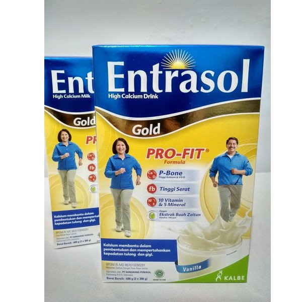 

BgKr Entrasol Gold 580/560gr Susu Lansia Rendah Gula