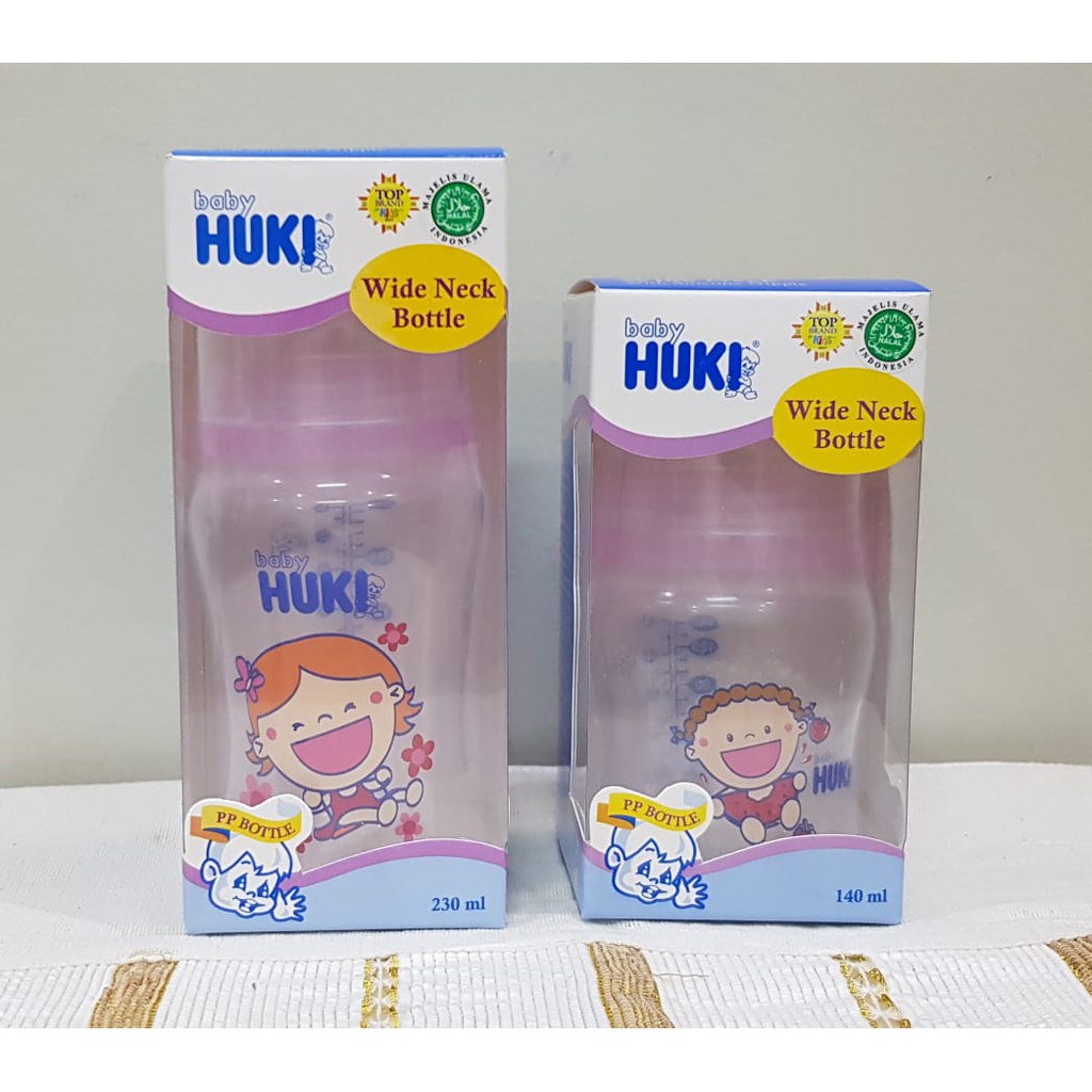 Baby Huki Wide Neck Bottle - CI0294/95