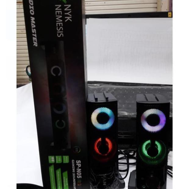'➦ NYK nemesis speaker soundbar gaming RGB SP-N05 / NYK SPN05 /NYK SP N05 ★★★ HFH
