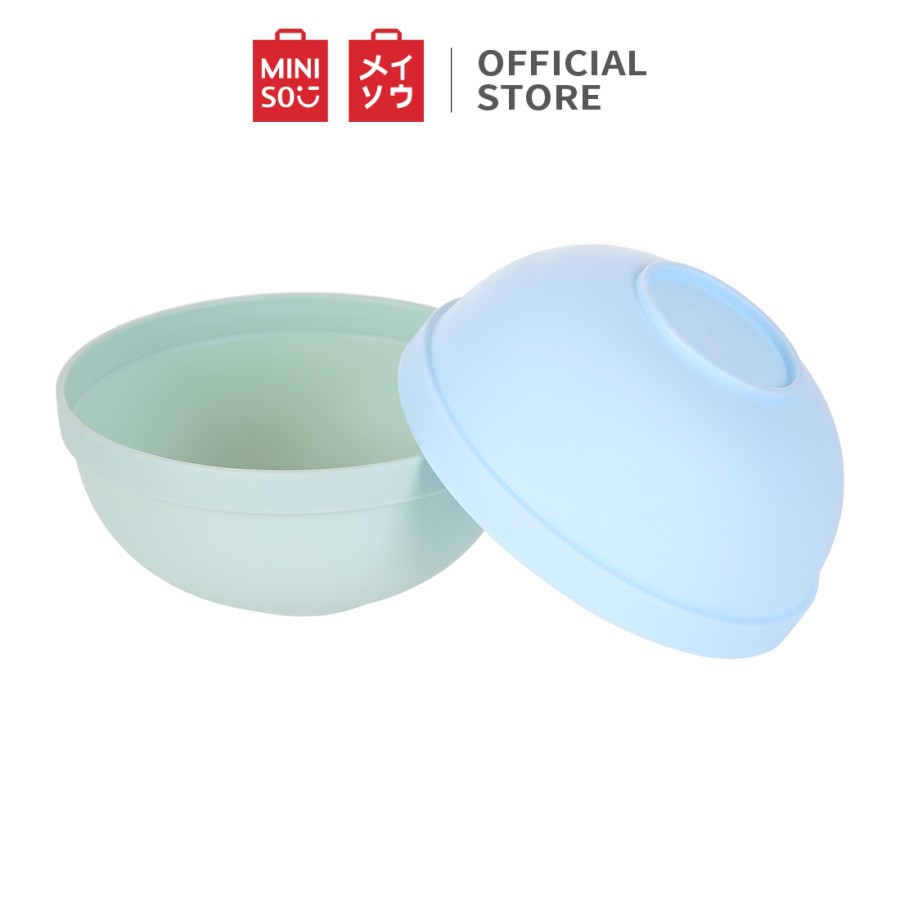 MINISO Mangkuk Set Plastik Bowl Ramah Lingkungan Eco-friendly 6 Pcs - 6pcs