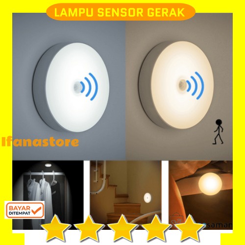 Lampu Led Sensor Otomatis Sensor Gerak Led Induction Night Light Human Body / Lampu Sensor Otomatis Light / Lampu Led Sensor Gerak Otomatis / Led Induction Night Light