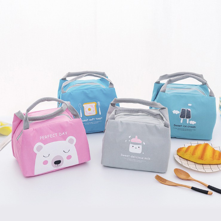 OVERFLOWS.ID LUNCH BAG KARAKTER BARU - TEMPAT SIMPAN BEKAL - COOLER BAG / TEMPAT BEKAL MAKAN