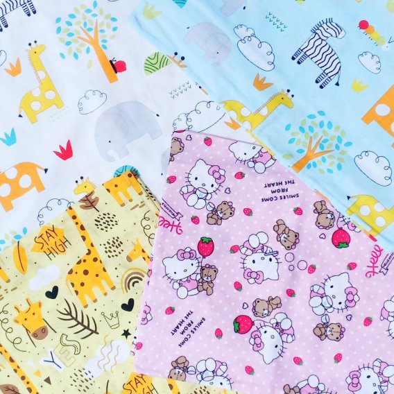 Sarung Bantal Guling Tidur Bayi Baru Lahir Motif Set Perlengkapan Tidur Baby Newborn Peralatan Kasur