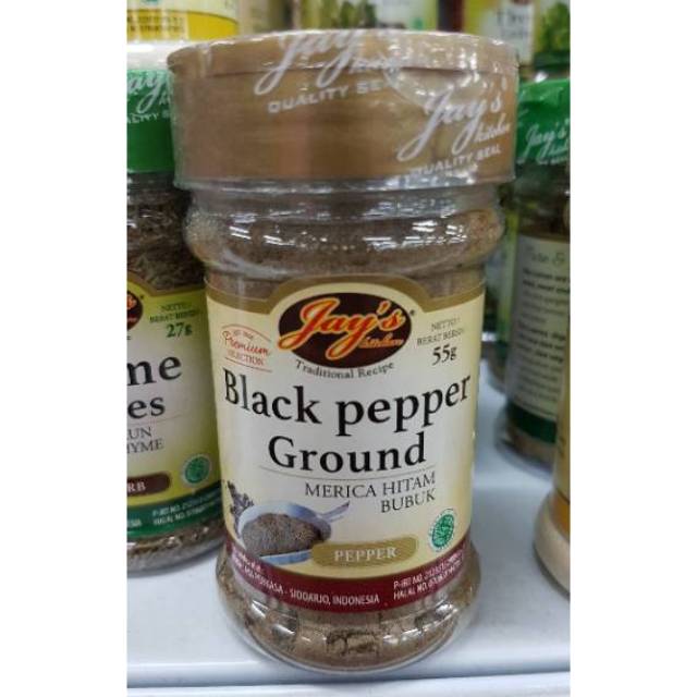 

Jay's Black Pepper Ground / Bubuk Merica Hitam / Merica Hitam Bubuk