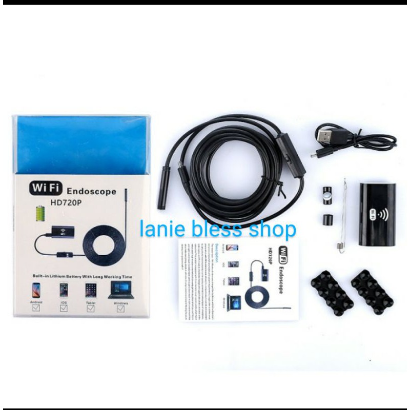 kamera kabel endoskopi WiFi THT intra oral gigi telinga android iOs PC