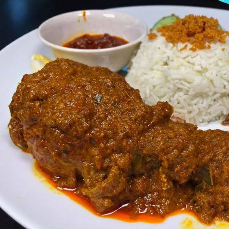 

paket hemat 8porsi nasi ayam rendang lalapan sambal fresh (order sebelum jam 09.00 pagi)