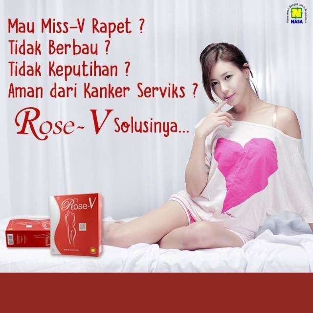 ROSE V ORIGINAL NASA, MINUMAN MENYEMBUHKAN KEPUTIHAN, PENCEGAH KANKER SERVIKS, PEMBERSIH VAGINA