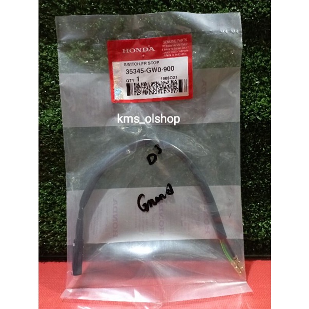 Suit Switch Rem Kiri Belakang honda Grand Scoopy Beat Vario 110 125 150 Original 35345-GW0-900