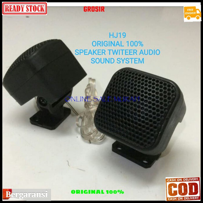 G19 Piezo tweeter super treble twiter speaker original 100% spk mini mobil car audio sound sistem music musik suround magnet kualitas arrow bagus surround tambahan suara vokal vocal digital auto dome airrow coil booster G19   Harga 2 pcs  Bisa DIPAKAI SEG