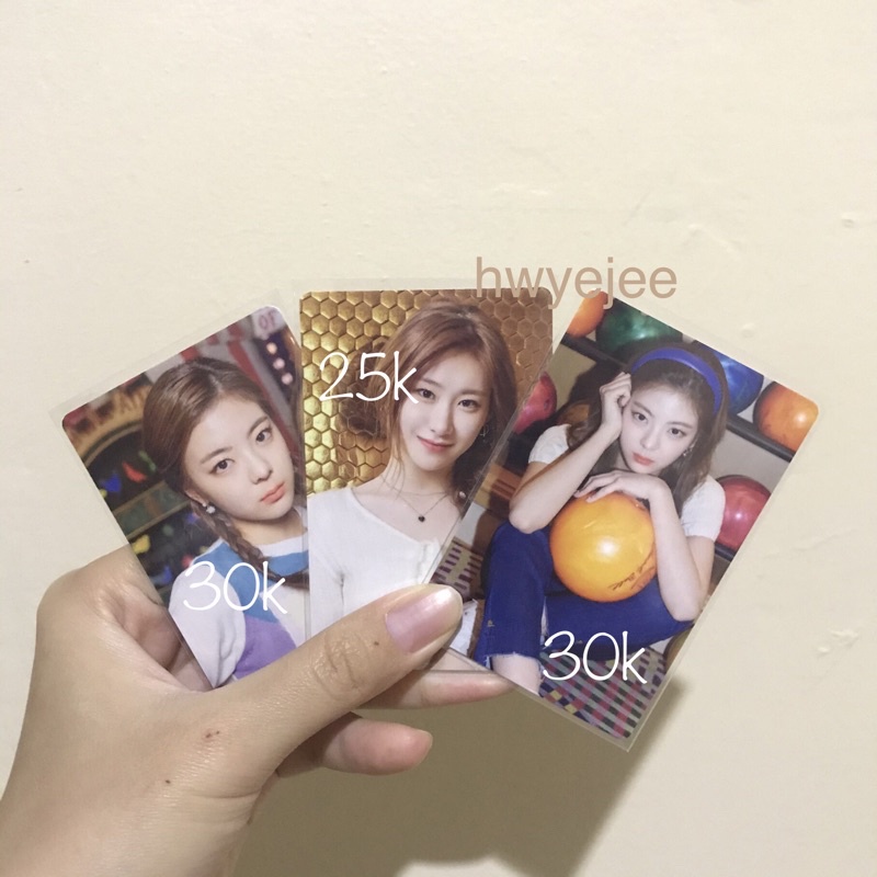 trading card pc tc lia chaeryeong itzy