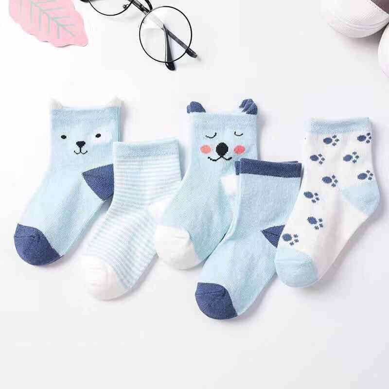 HappyOliver SUNNY TIME Kaos Kaki Bayi Anak Laki Laki Perempuan Import Bahan Berkualitas newborn - 24 Bulan