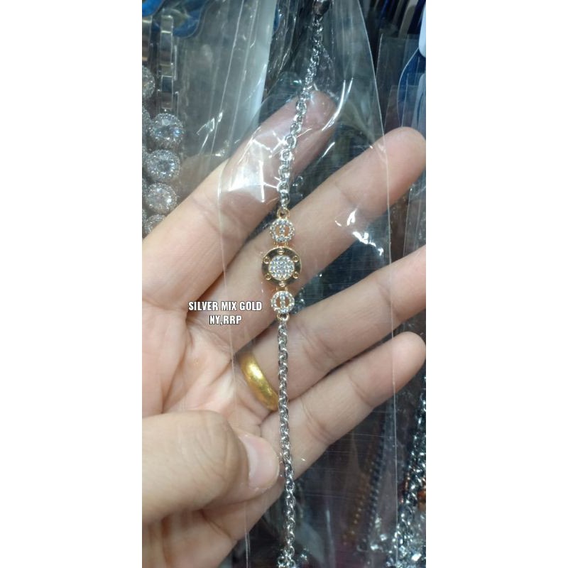 Gelang premium zircon,mewah,unik,cantik,tahan lama