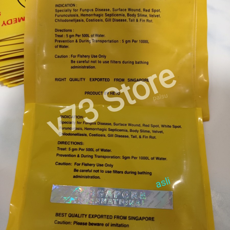 POMATE ORIGINAL 5GR OBAT IKAN ASLI