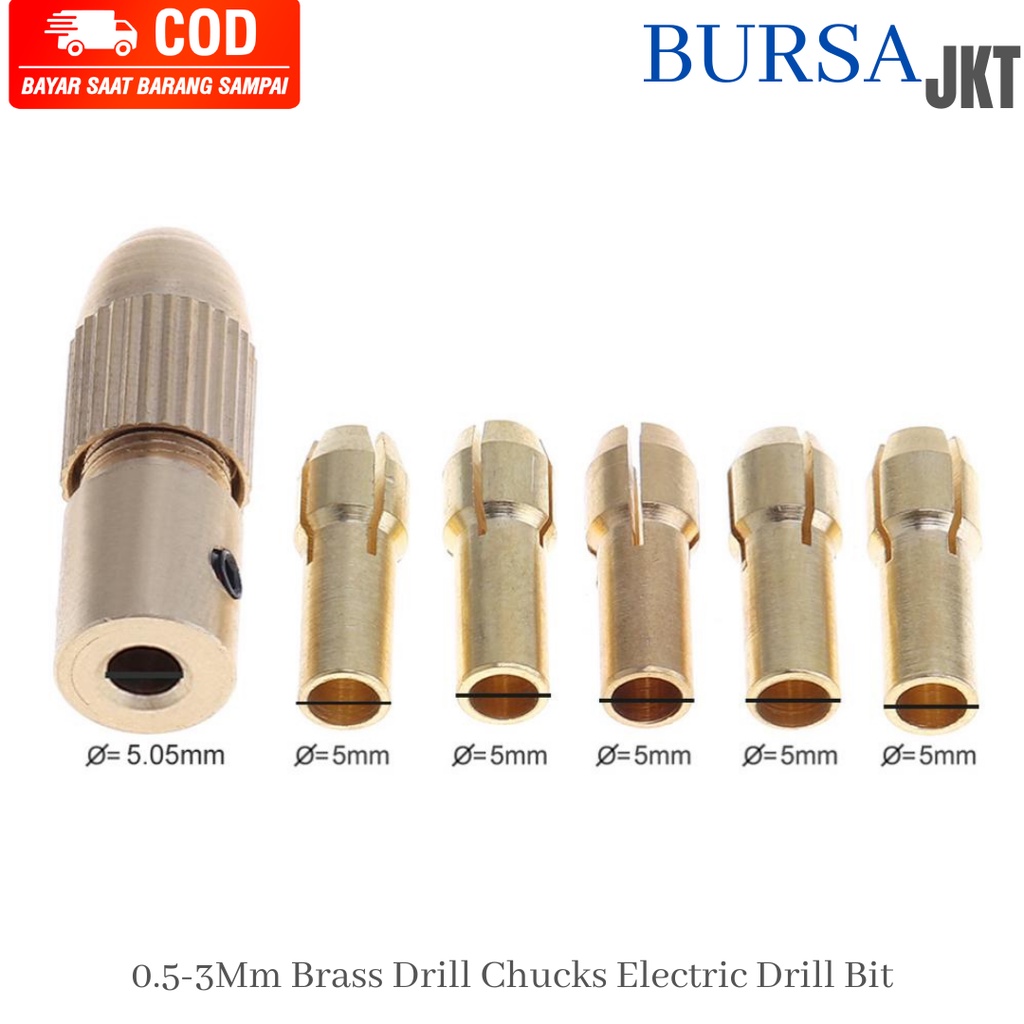 KEPALA MESIN BOR TUNER GRINDER FOREDOM CHUCK SET 7 PC