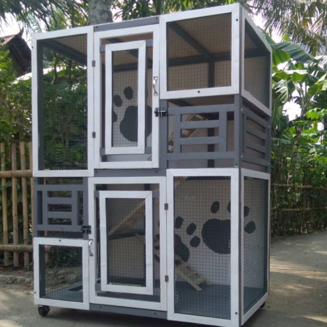 Kandang Kucing Tingkat 4 Type C
