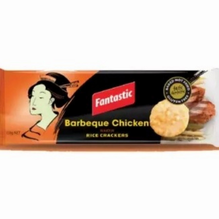 

FANTASTIC RICE CRACKERS BARBEQUE CHICKEN 100 GR | BISKUIT