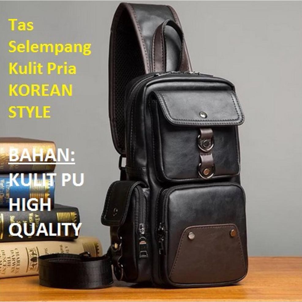 Paling Murah Tas Selempang Pria Kulit Tas Pria Tas Selempang 9852
