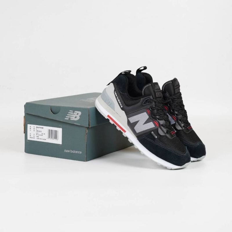 Sepatu NB New Balance 574 ML574ISE Black Grey