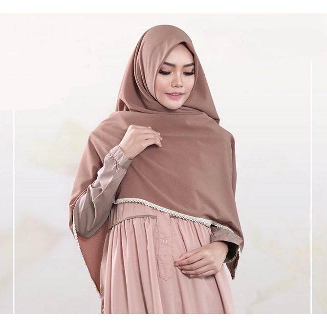 Jilbab Hijab Khimar Instan Raine Renda Jumbo Syari Bahan Diamond Premium 150x150-5