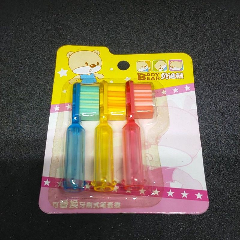 

penghapus mini dan tutup pensil / pulpen