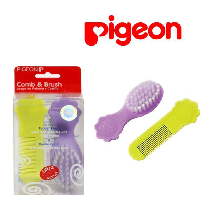 PIGEON BABY COMB &amp; BRUSH SET / SISIR BAYI