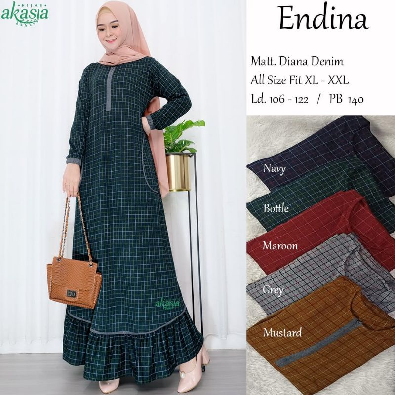 Endina Maxy Bahan Diana Denim