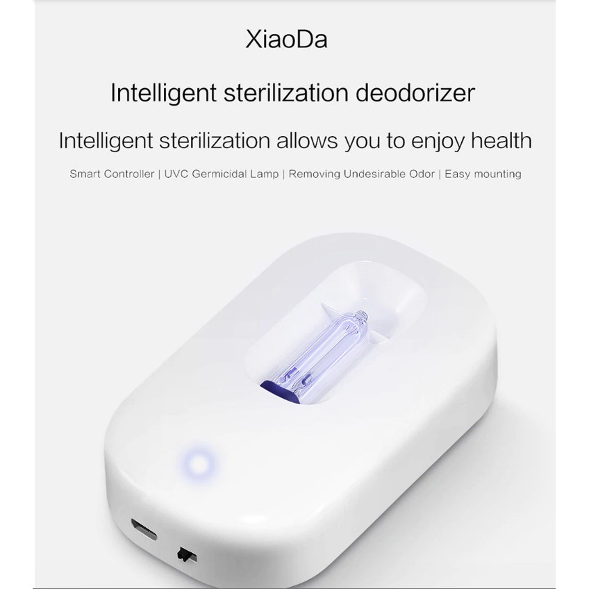 Xiaomi Xiaoda Smart UVC Intelligent Sterilizer Disinfection Pembersih Kuman Toilet Automatis