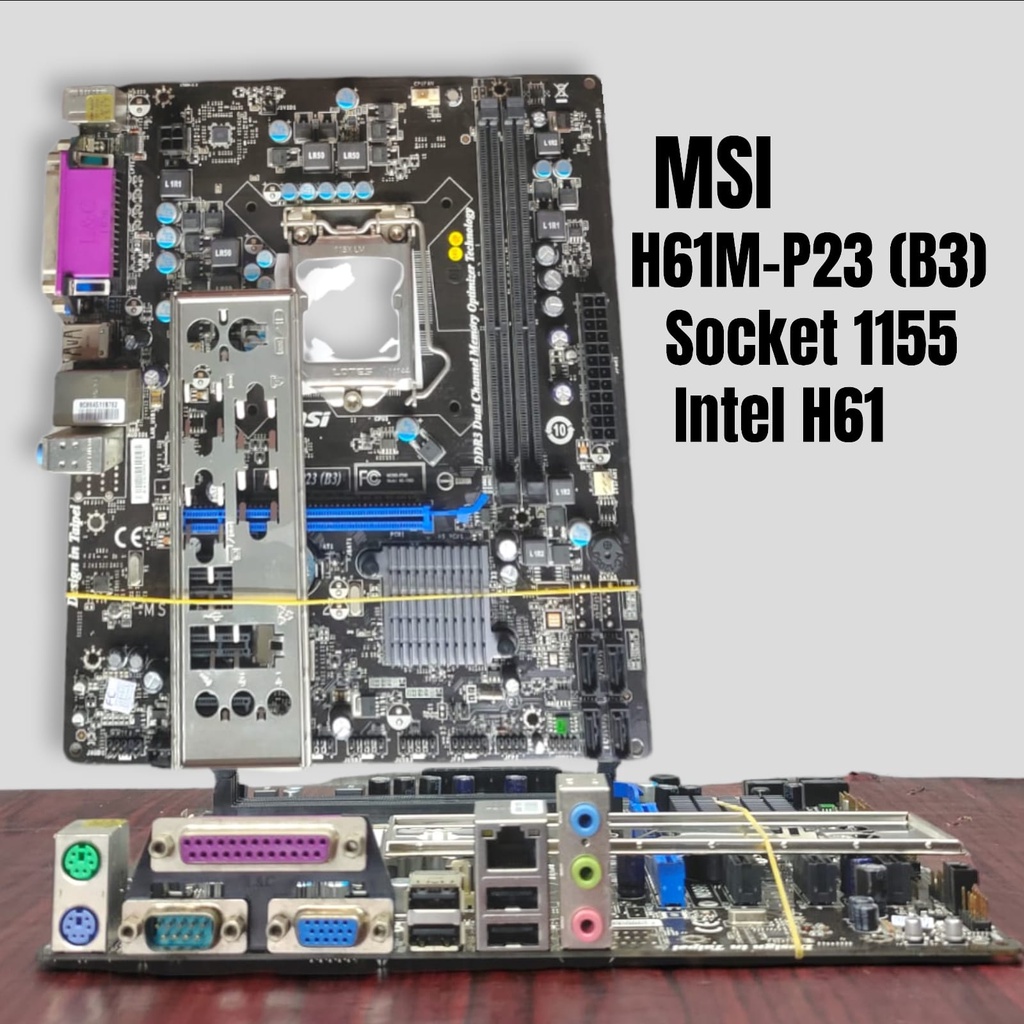 Motherboard Intel H61 Socket 1155 Support Core i7 i5 i3