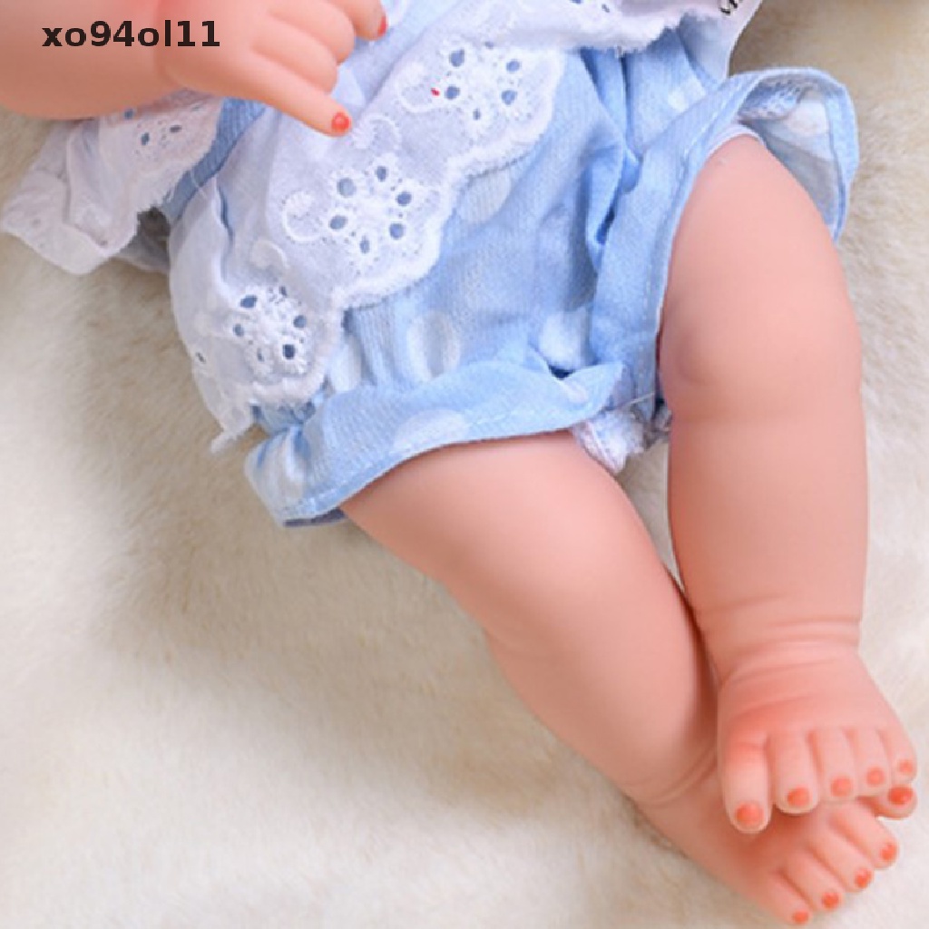 Boneka Bayi Perempuan Reborn Bebe Realista Bahan Silikon Ukuran 30cm