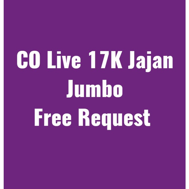 

Co Live 17K Jajan Jumbo