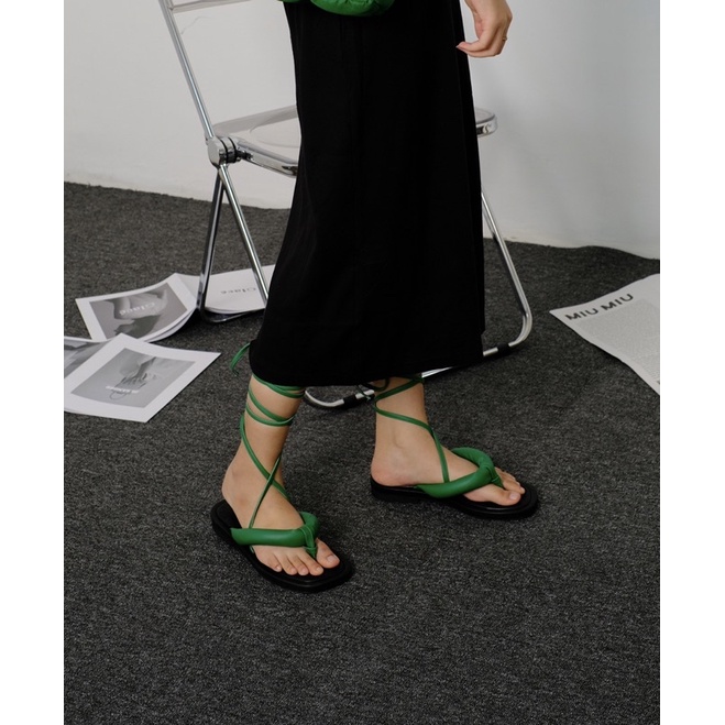 EASTMOUNTSIDE - Soki green - Sandal Tali Wanita