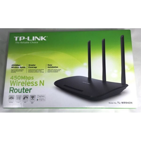 TPLink TL WR940N Wireless Router 450Mbps