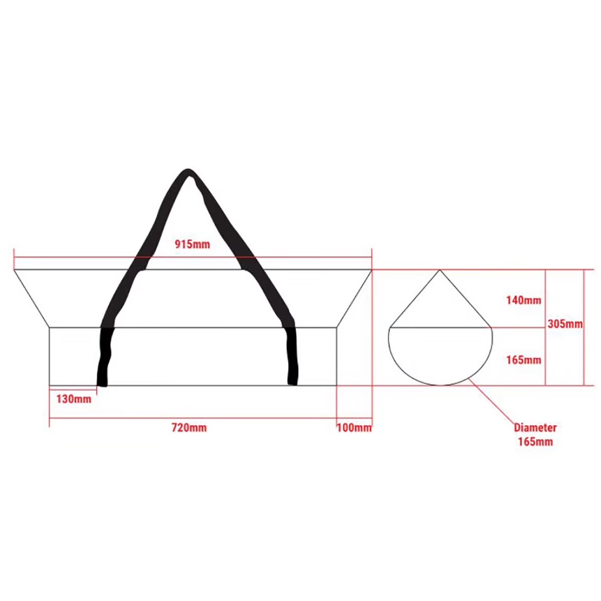 DOMYOS Tas Matras Olahraga Piilates Praktis